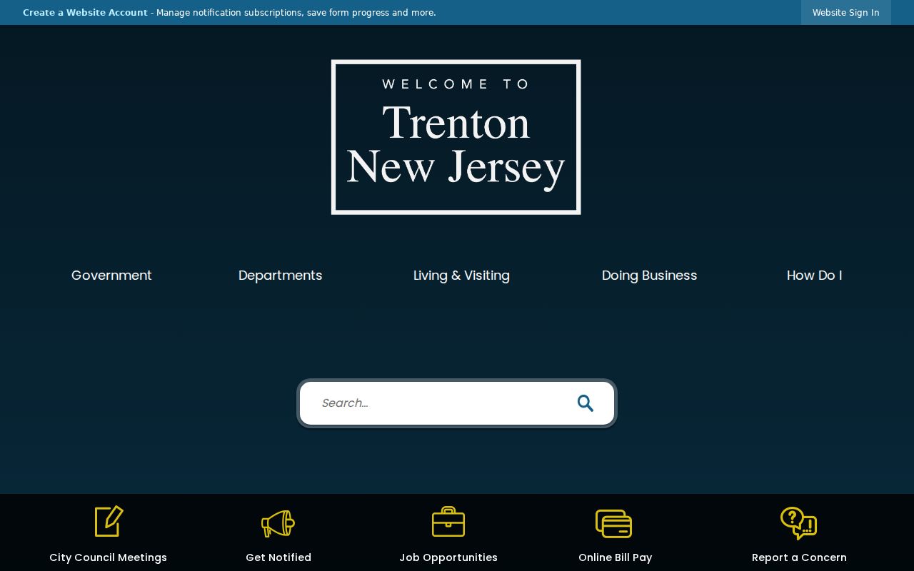 Trenton criminal history city government source